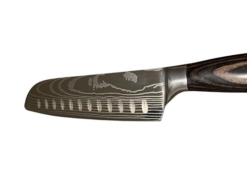 Damascus Steel Kitchen Knife Set of 5 O7210