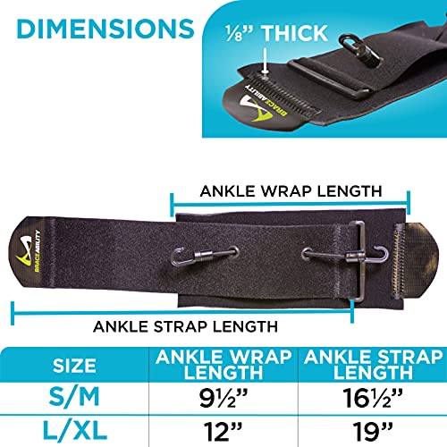 BraceAbility AFO Foot Drop Brace - Adjustable Soft Ankle Foot Orthosis for Men and Women A9215