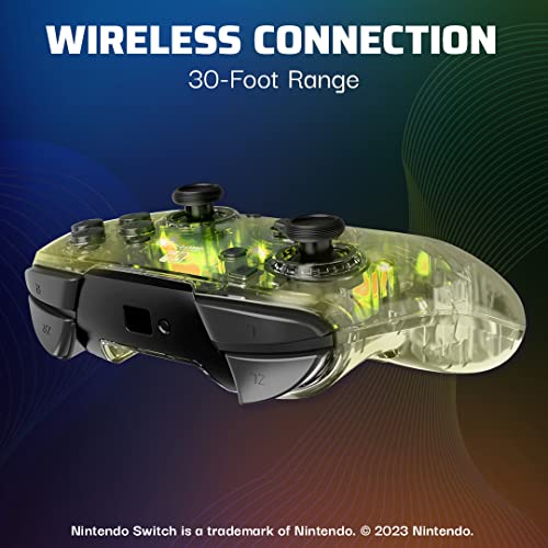 PDP Afterglow Wireless Switch Pro Controller with RGB Lighting B6523