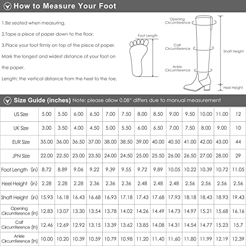 DREAM PAIRS Women's Knee High Stretchy Fashion Boots E32133