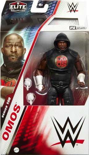 Mattel WWE Elite Action Figure Omos 6-Inch Collectible with Accessories Q786