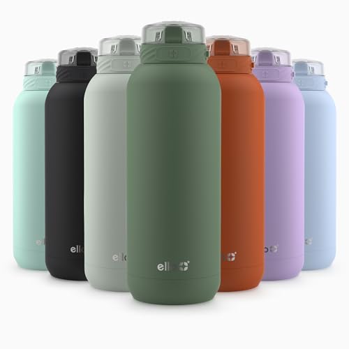 Ello Cooper 32oz Stainless Steel Water Bottle with Straw and Handle Q4598