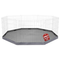PETIME Foldable Metal Dog Exercise Pen 8 Panel with Bottom Pad C444