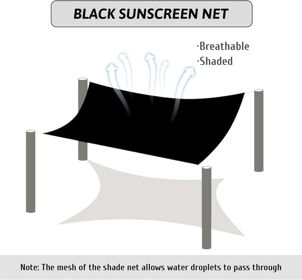 10 by 10 Feet Dog Kennel Cover Mesh Shade Panel with Grommets D573734