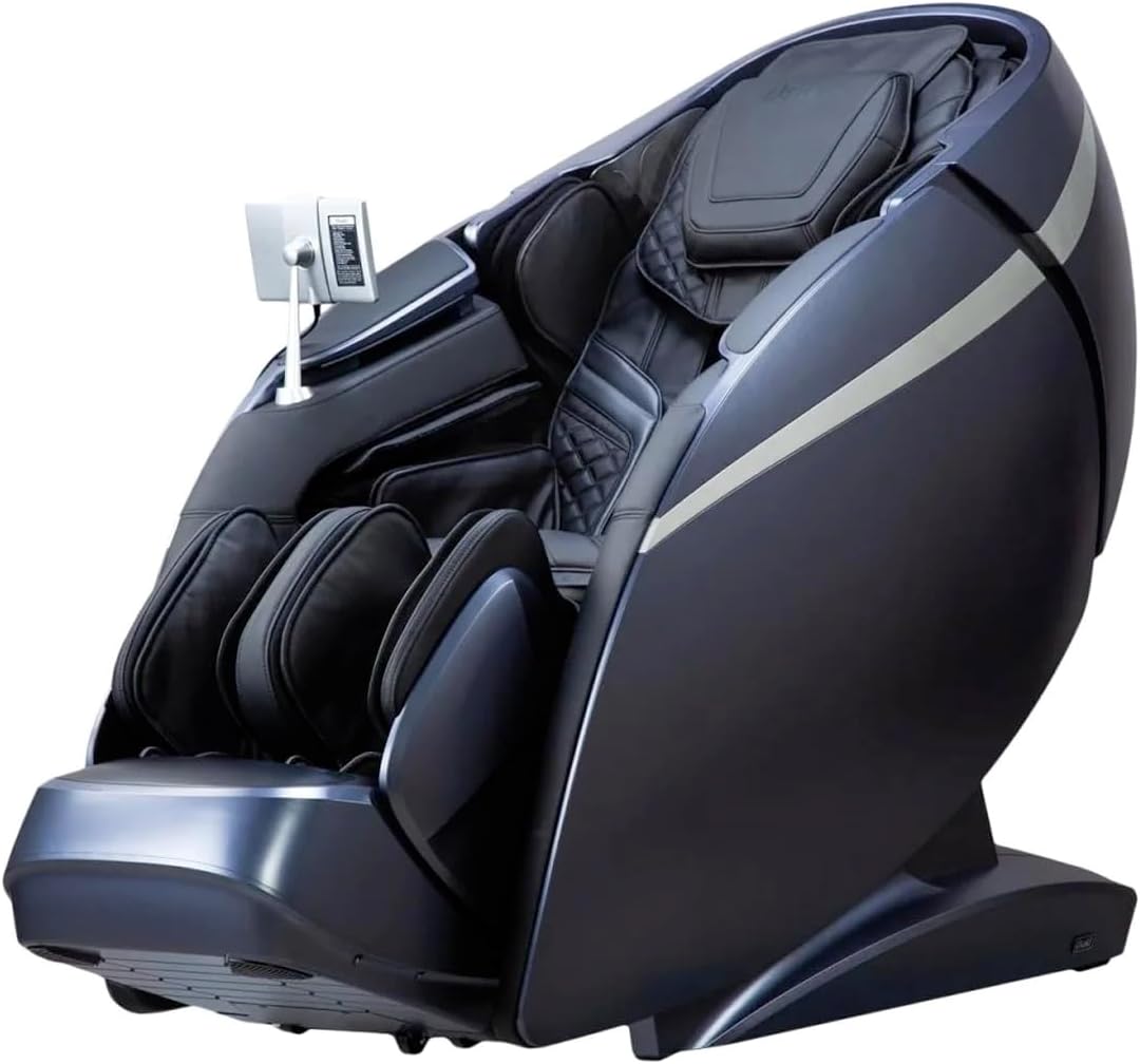 Osaki OS-Pro 4D DuoMax SL-Track Massage Chair with Intelligent Health Detection, Dual Roller 4D Mechanism, Piano Key Massage, Black