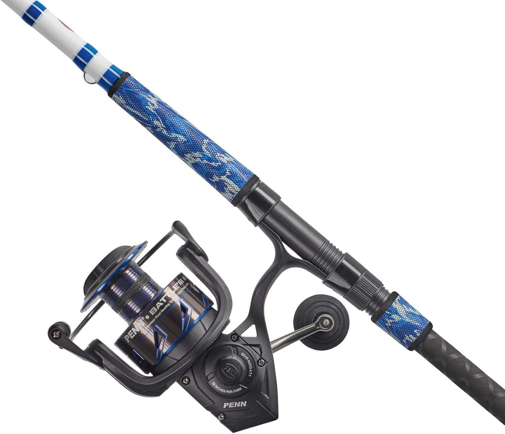 Penn Battle III Spinning Reel and Fishing Rod Combo U5566