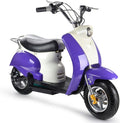 MotoTec 24v Electric Moped Purple