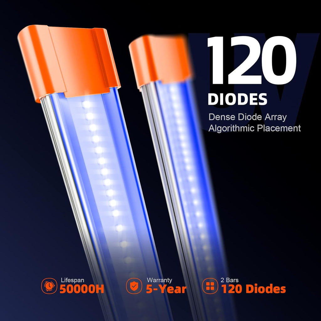 Spider Farmer SF1000D LED Grow Light with Samsung LM301B Diodes and SUPP-UV30 Supplemental Light J275