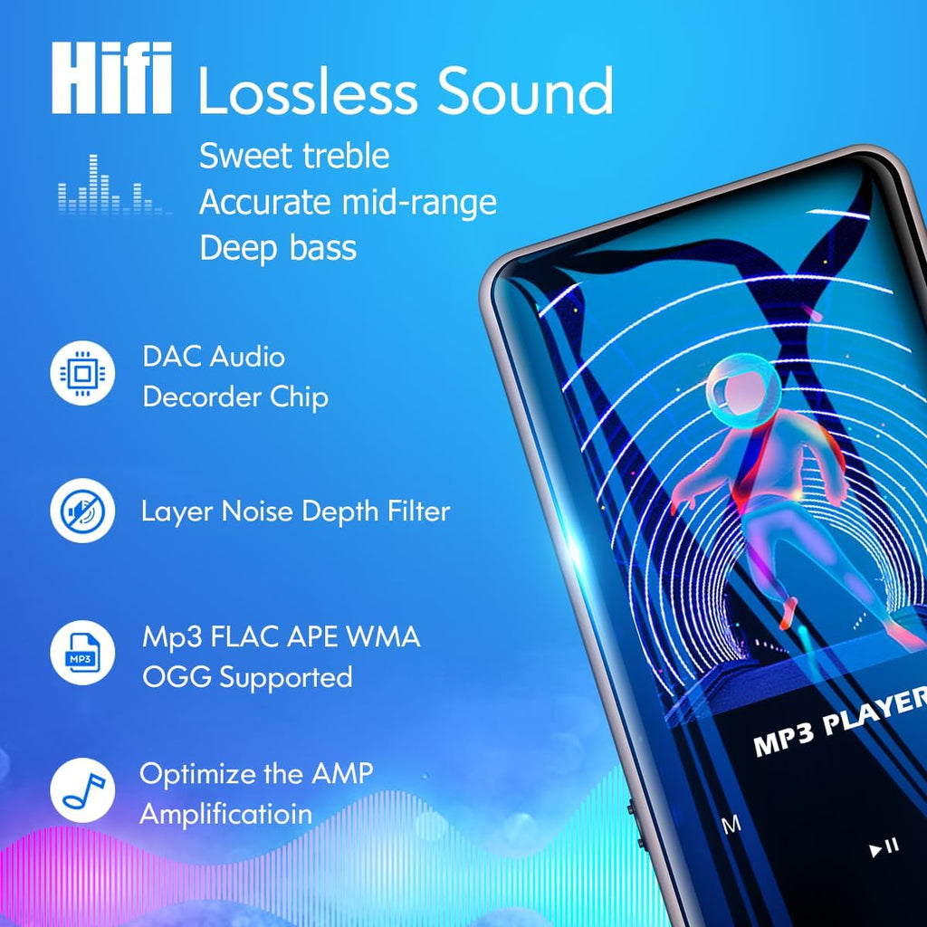 Aiworth 96GB Bluetooth MP3 Player with FM Radio D142801