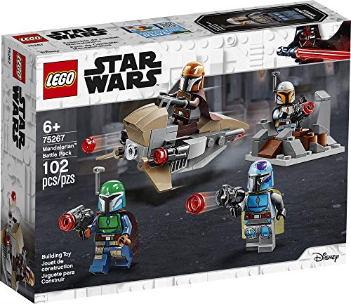 LEGO Star Wars Mandalorian Battle Pack 75267 Building Kit with Speeder Bike D160391