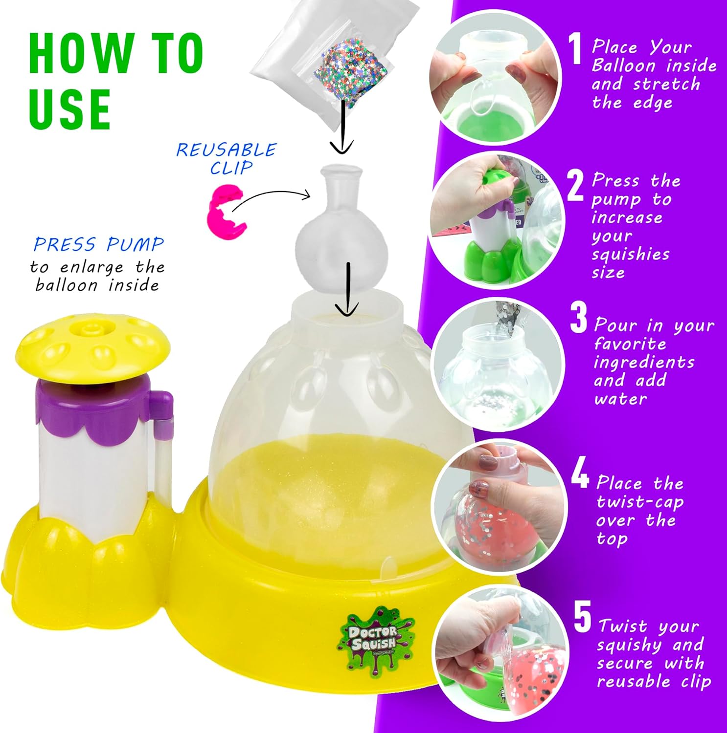Doctor Squish Squishy Maker Station DIY for Ages 8 & Up G251442