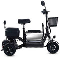 3 Wheel Folding Mobility Scooters for Seniors & Adults 440lbs Capacity - 800W All Terrain Fast Mobility Scooter for Outdoor, 35 Mile Extended Battery Range, with Charger,Red
