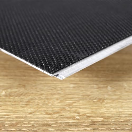 Interlocking Vinyl Flooring Planks 36" x 6", 5mm, Brown or Grey U502793
