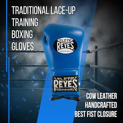 CLETO REYES Traditional Lace-Up Boxing Gloves for Training and Sparring S1445