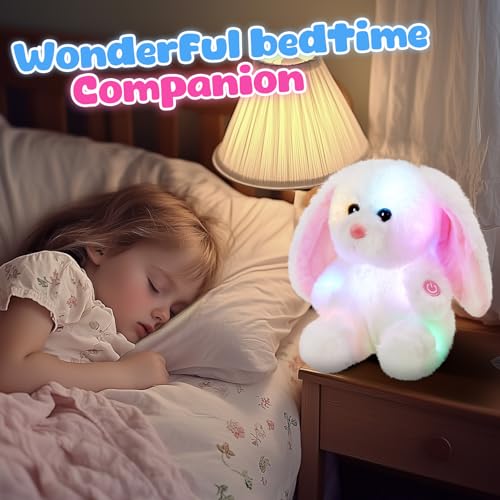BSTAOFY 20'' Light Up Shark Stuffed Animal Glow Plush Toy I17161
