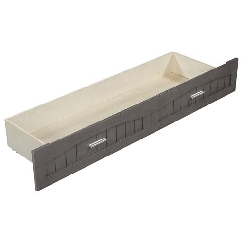 Ball & Cast Murphy Bed Queen Size Wall Chest with Charging Station and Storage Drawer, Gray J8503