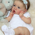 Reborn Baby Dolls Real Saskia Replica, 20 inch Newborn Girl Doll With Realistic Veins, Lifelike Handmade Vinyl with Weighted Cloth Body, Advanced Painted Gift Set for Kids Age 3+