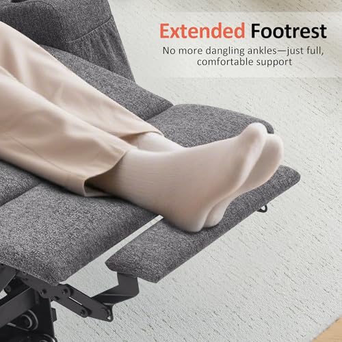 MCombo Small Power Lift Recliner Chair for Elderly with Heat and Massage, USB & Type C Ports J262
