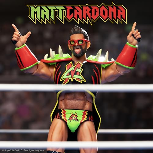 Super7 ULTIMATES! Major Wrestling Figure Podcast Matt Cardona Prehistoric 7" Action Figure D99423