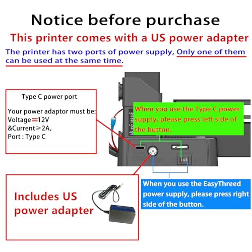 Portable 3D Printer - Compact FDM with Removable Build Plate L47268