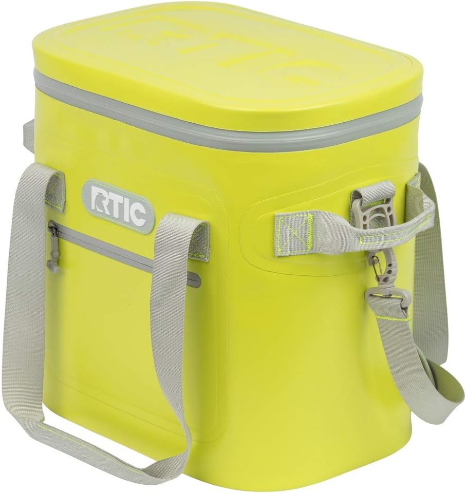 RTIC Insulated Soft Cooler Bag 20 Citrus, Leak Proof Zipper K606028