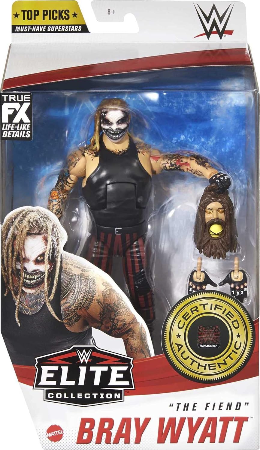 WWE Elite The Fiend Bray Wyatt Action Figure with Universal Championship 6 in Posable Collectible L642232