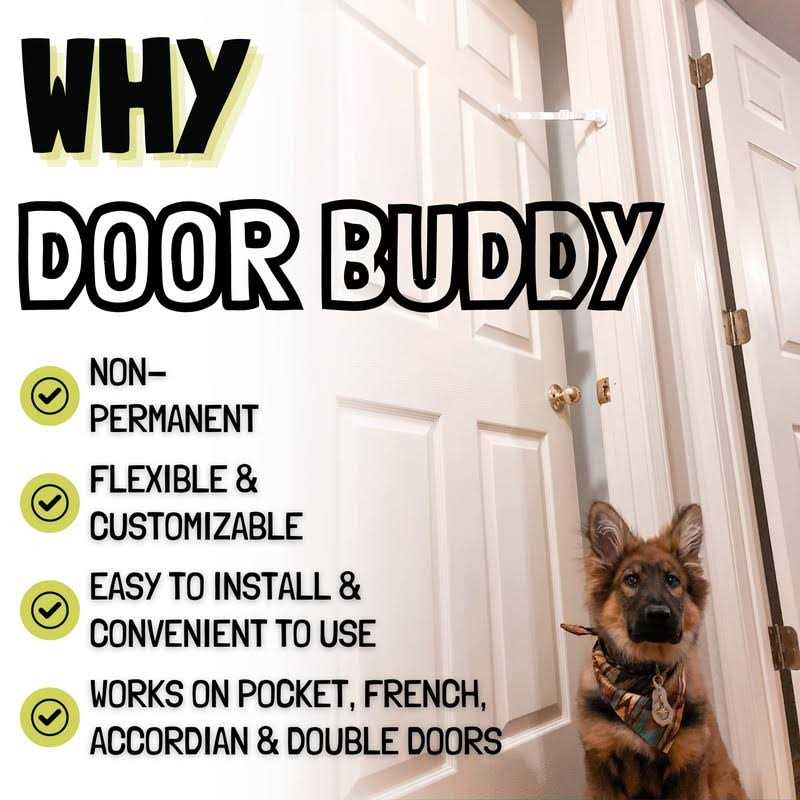 Door Buddy Door Latch for Dog Litter Box Cat Door K755929