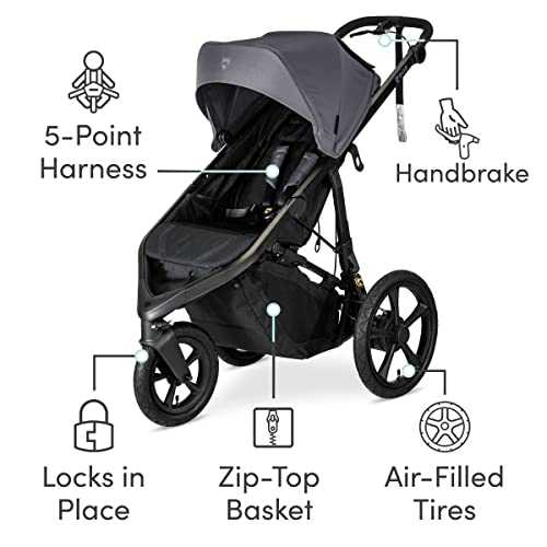 BOB Gear Wayfinder Travel System, Infant Car Seat and Stroller Combo L223