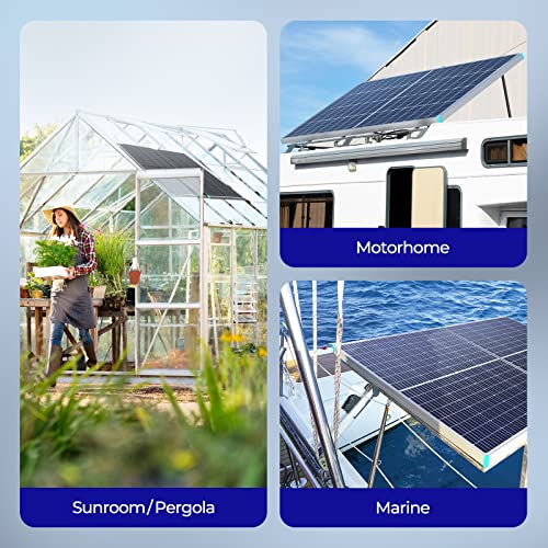 Renogy Bifacial 115 Watt 12 Volt Monocrystalline Solar Panel J494363