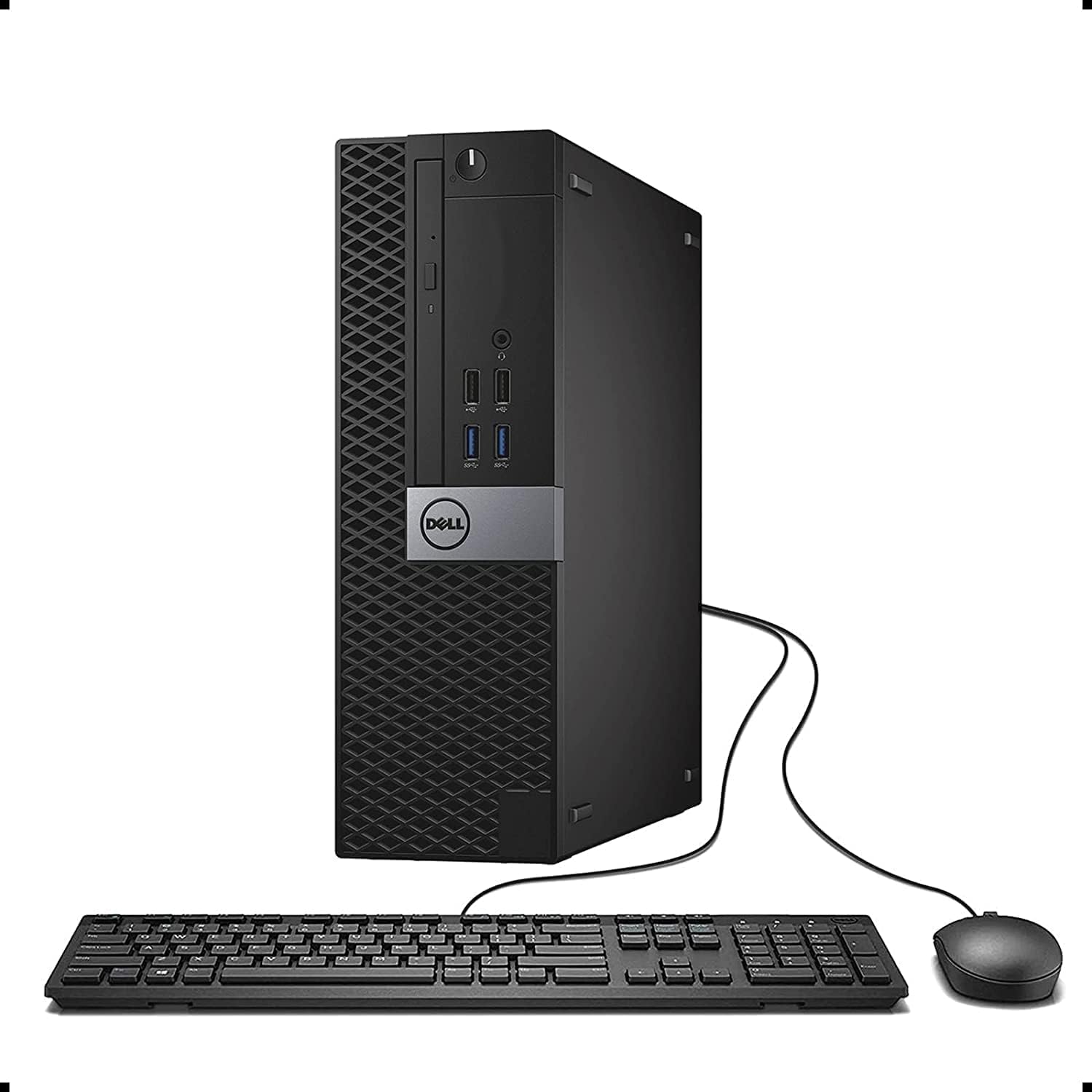 Dell Optiplex 7040 SFF Desktop PC,Intel Core i5-6500 4-Cores 3.20GHz,32GB DDR4,512GB SSD,WiFi,BT,Mouse＆Keyboard Windows 10 Pro(Renewed)