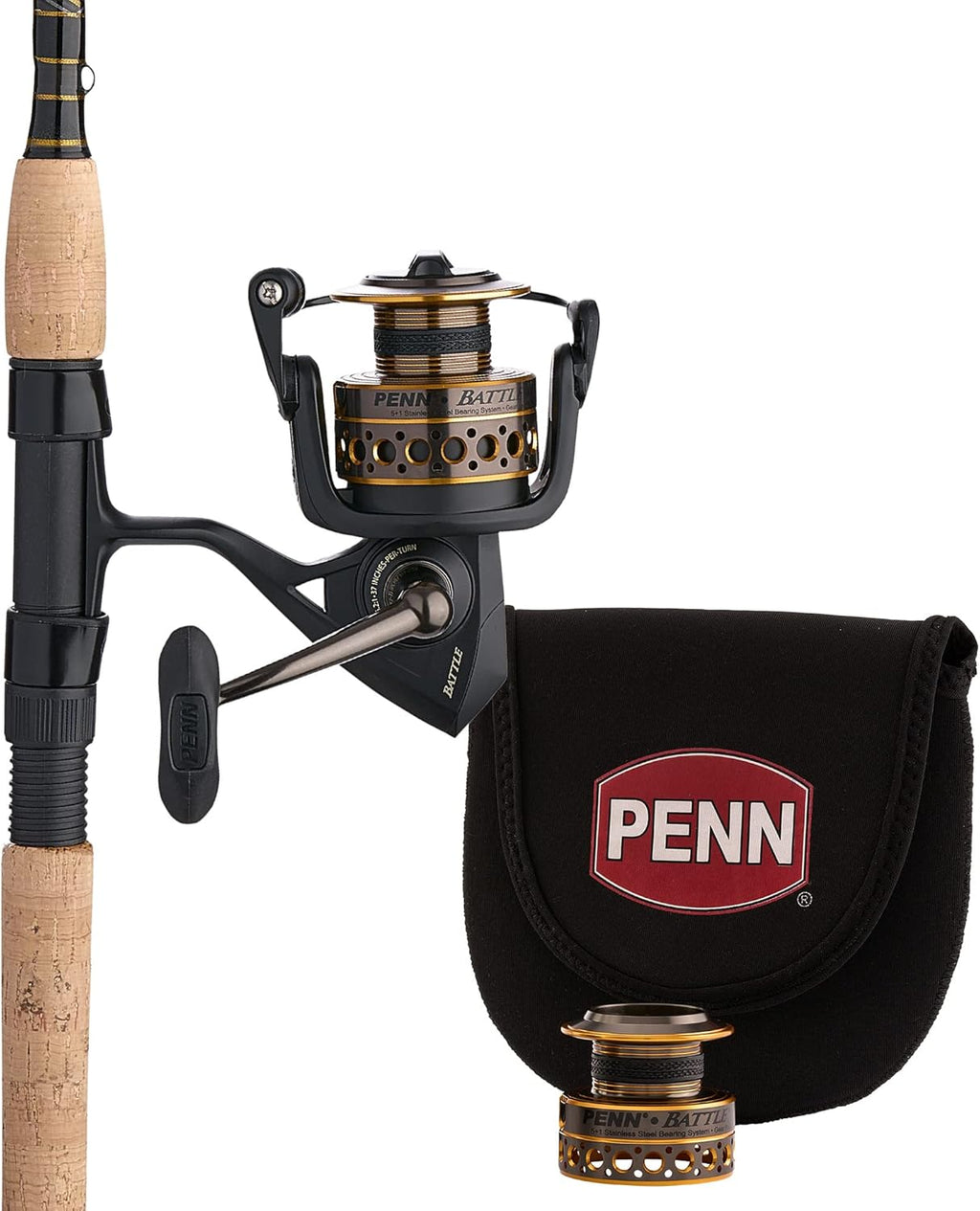 Penn Battle Spinning Reel and Fishing Rod Combo