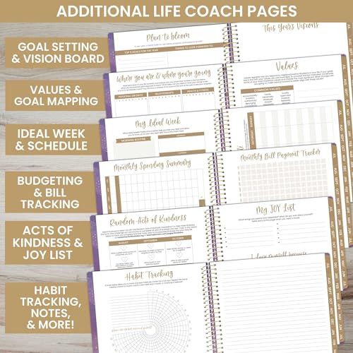 bloom daily planners 2024-2025 Academic Year Day Planner, Weekly/Monthly Dated Organizer Z213750