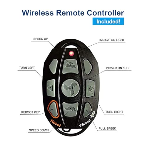 HASWING Boat Electric Trolling Motor 12V 55lbs GPS Bow Mount with Wireless Remote K439553