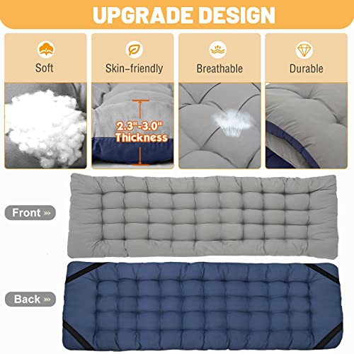 DoCred Folding Camping Cot with Mattress, 2 Pack, Heavy Duty for Adults, Portable with Carry Bag C814529
