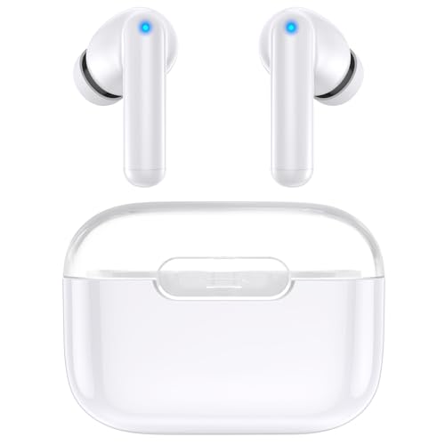 kurdene P3 Wireless Earbuds Bluetooth 5.3 Headphones, Deep Bass Stereo with Microphone Earphones in-Ear, Immersive Premium Sound Ear Buds for iPhone, Android-Black