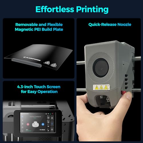 FLASHFORGE Adventurer 5M 3D Printer, Auto Leveling, 600mm/s High Speed FDM N4575