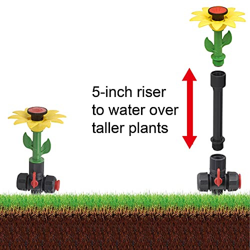 Eden 98063 Multi-Adjustable Above Ground Garden Sprinkler System A9293