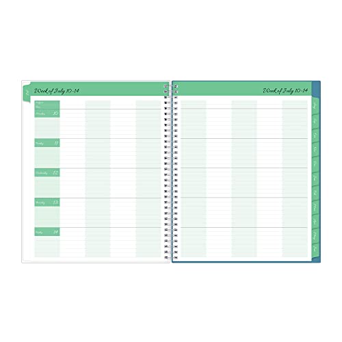 Blue Sky Teacher Weekly & Monthly Lesson Planner, 8.5" x 11", Wirebound K28618