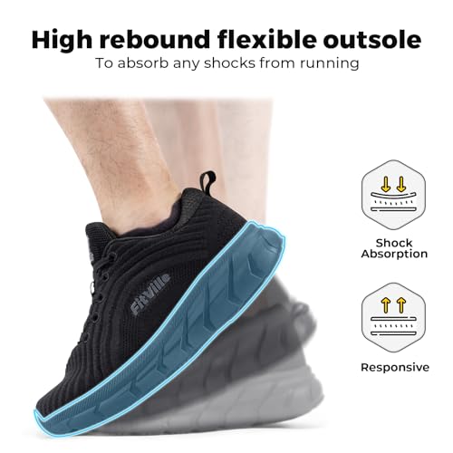 FitVille Wide Toe Box Shoes for Men Cushioned Non Slip Running G705137
