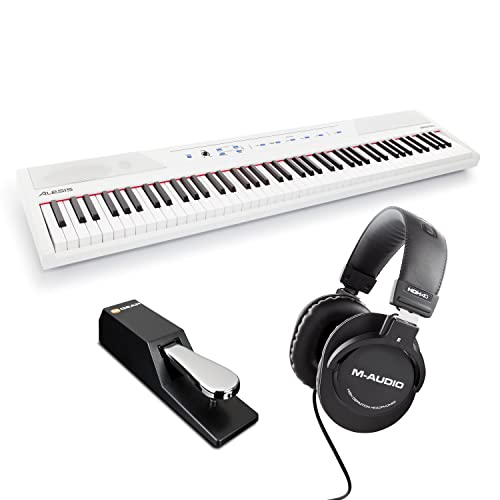 Alesis Recital 88 Key Digital Piano Keyboard with Semi Weighted Keys Q3138