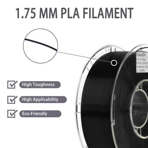Rainbow 3D PLA Printer Filament 1.75mm Matte, 1kg P386477
