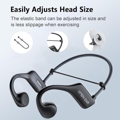 Bone Conduction Headphones Bluetooth 5.3, Waterproof MP3 32G for Swimming J979447