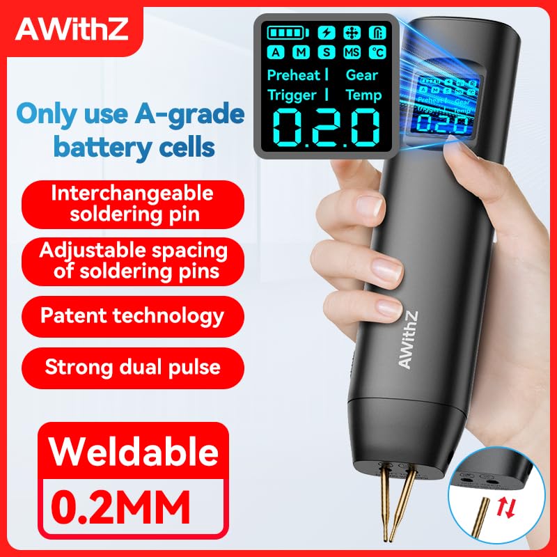 18650 Battery Spot Welder with Digital Display, Dual Pulse Modes I13595
