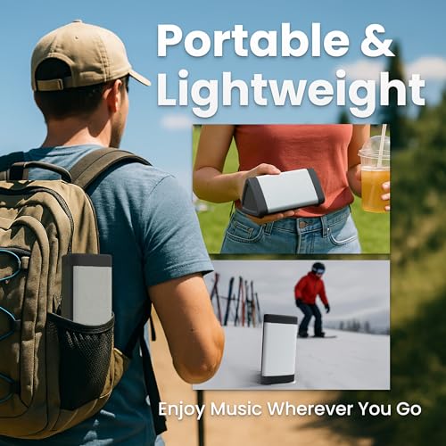 OontZ Angle 3 Portable Bluetooth 5.4 Speaker, IPX5 Water-Resistant, Black B762769