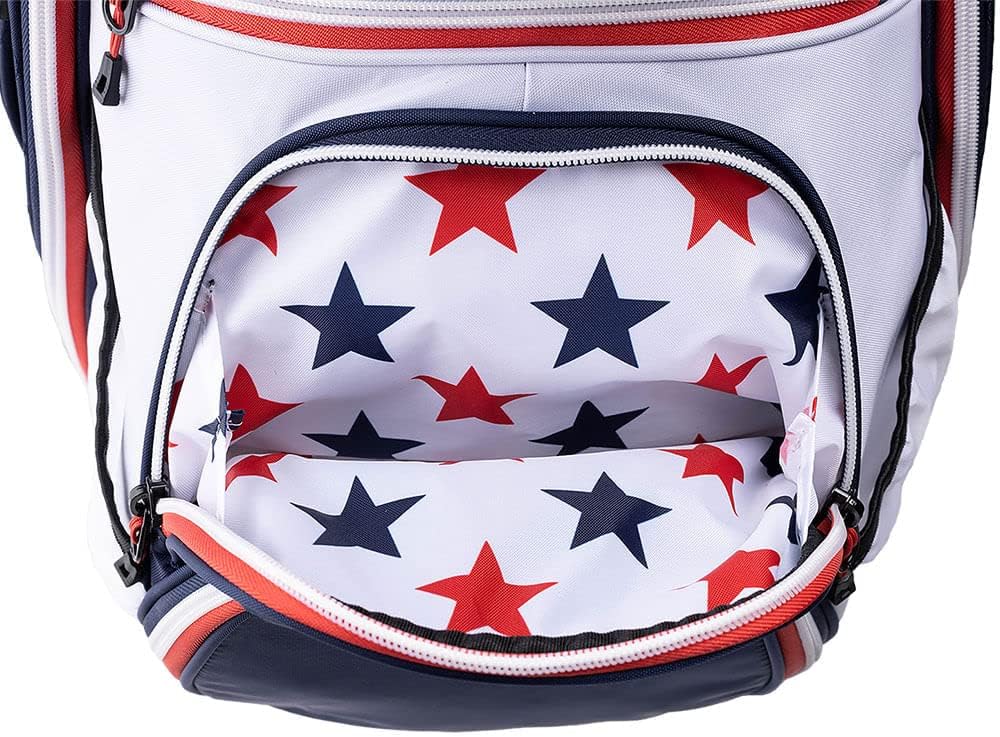Sun Mountain 2024 C-130 Golf Cart Bag Red/White/Blue W948