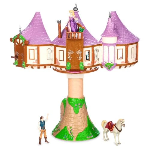 Disney Store Rapunzel Tower Playset 19-Piece Tangled Set with Figures V9177