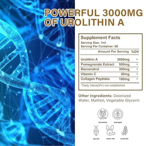 Urolithin A Supplement 1000mg, 90 Softgels Q2242
