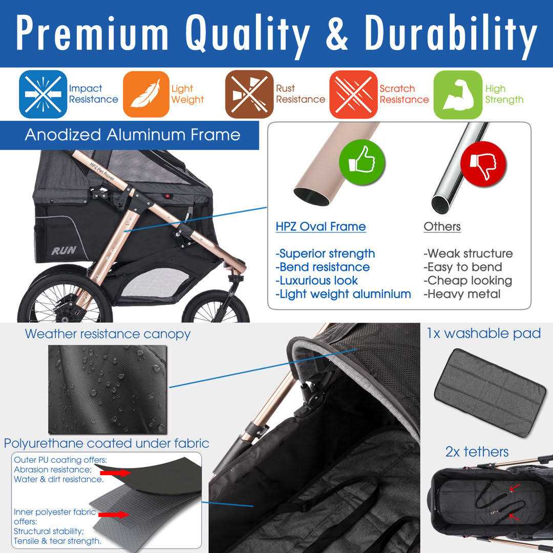 HPZ Pet Rover Run Jogging Stroller J3109