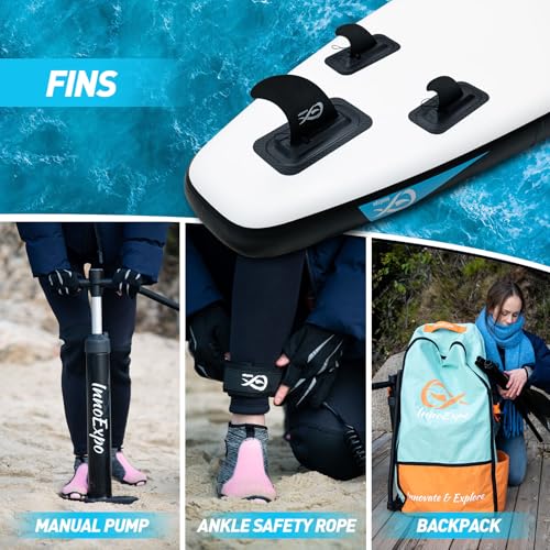 InnoExpo Inflatable Stand Up Paddle Board with Premium Accessories C20354