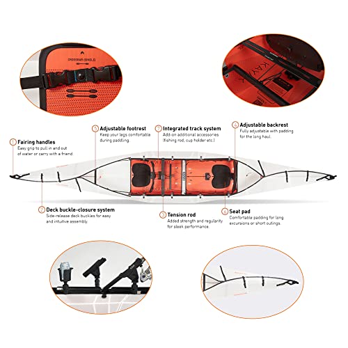 Oru Kayak Haven TT Foldable Kayak for 1 or 2 People A2365